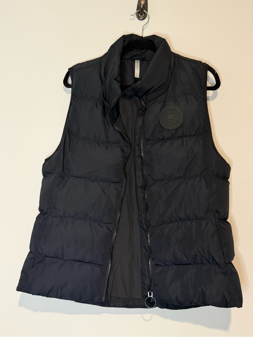 Fabletics Women's Black Puffer Vest - Quilted Sleeveless Jacket